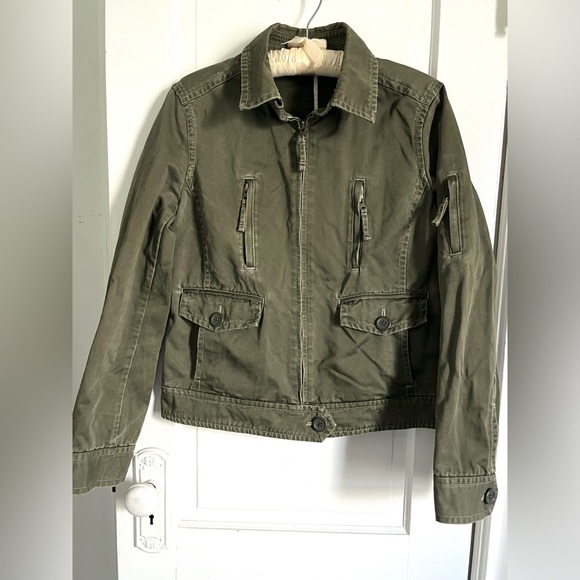 J. Crew Utility Cotton Jacket M - Picture 1 of 12